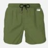 MC2 Saint Barth Man Military Green Swim Shorts | PANTONE™ SPECIAL EDITION