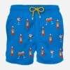 MC2 Saint Barth Man Bluette Classic Swim Shorts With Aperol Spritz Print | @APEROL SPECIAL EDITION -The Bikini Collective man swimshort aperol blue 1