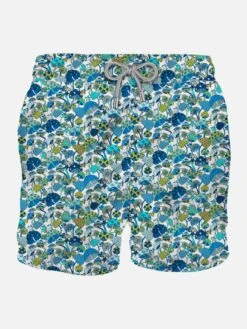 MC2 Saint Barth Man Classic Swim Shorts With Mushroom Print | LIBERTY SPECIAL EDITION