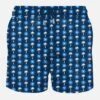 MC2 Saint Barth Man Light Fabric Swim Shorts With Napoli Logo Print | SSC NAPOLI SPECIAL EDITION