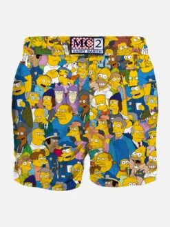 MC2 Saint Barth Man Classic Swim Shorts With Simpsons Print | THE SIMPSONS SPECIAL EDITION -The Bikini Collective man swimshort simpson yellow 2