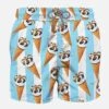 MC2 Saint Barth Man Classic Swim Shorts With Cornetto Print | ALGIDA® SPECIAL EDITION -The Bikini Collective man swimshorts algida2