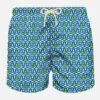 MC2 Saint Barth Man Light Fabric Swim Shorts With Boat Print 1 MC2 Saint Barth Man Light Fabric Swim Shorts With Boat Print -The Bikini Collective man swimshorts anchors blue 1