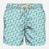 Man Light Fabric Swim Shorts With Cactus And Clouds Print -The Bikini Collective man swimshorts cactus