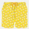 MC2 Saint Barth Man Light Fabric Swim Shorts With Estathé Print | ESTATHE'® SPECIAL EDITION -The Bikini Collective man swimshorts estathe yellow2