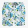 MC2 Saint Barth Man Classic Swim Shorts With Gin Mare Print| GIN MARE SPECIAL EDITION -The Bikini Collective man swimshorts gin mare print 1