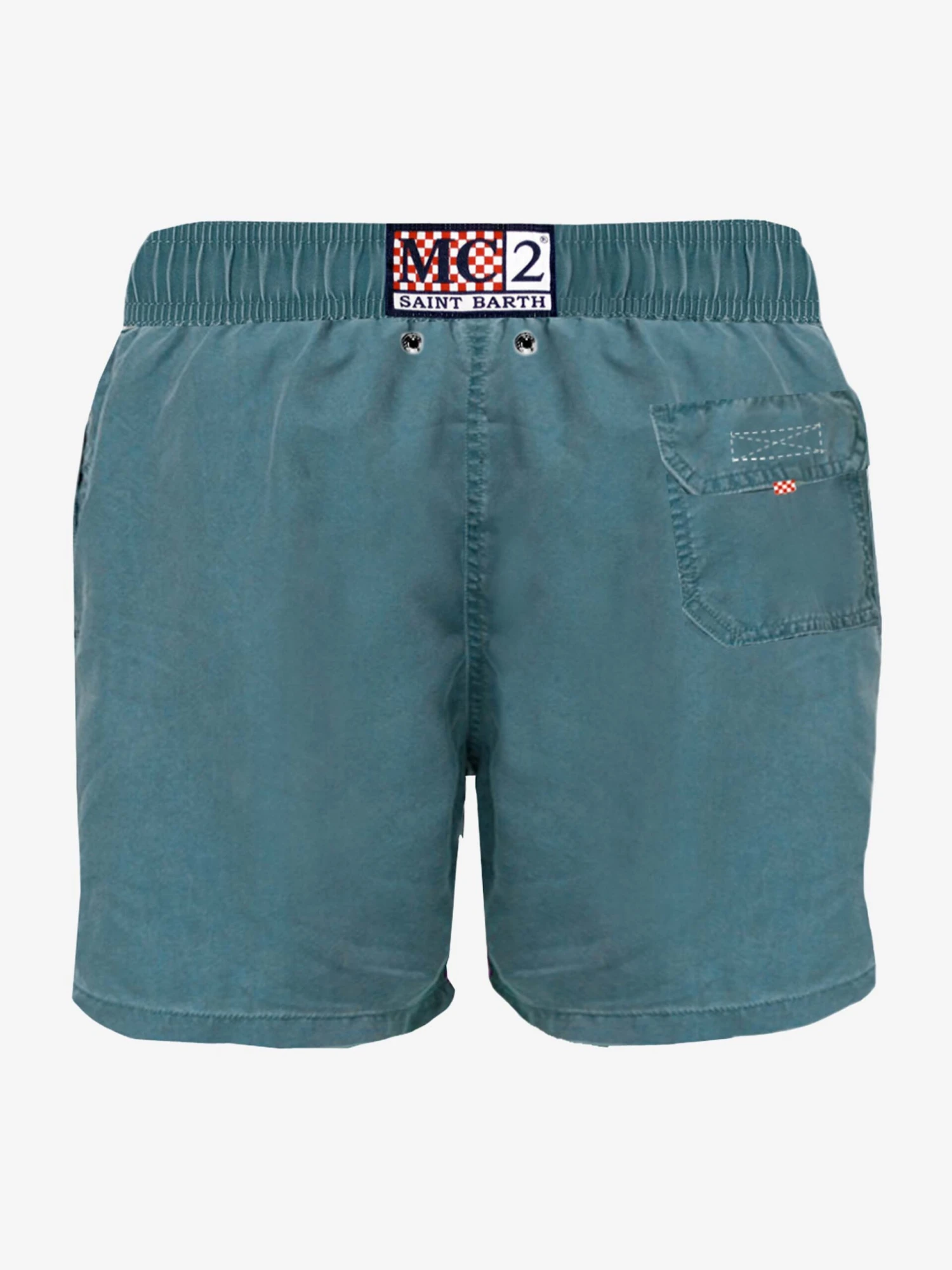 MC2 Saint Barth Man Teal Swim Shorts 4 MC2 Saint Barth Man Teal Swim Shorts - Image 2
