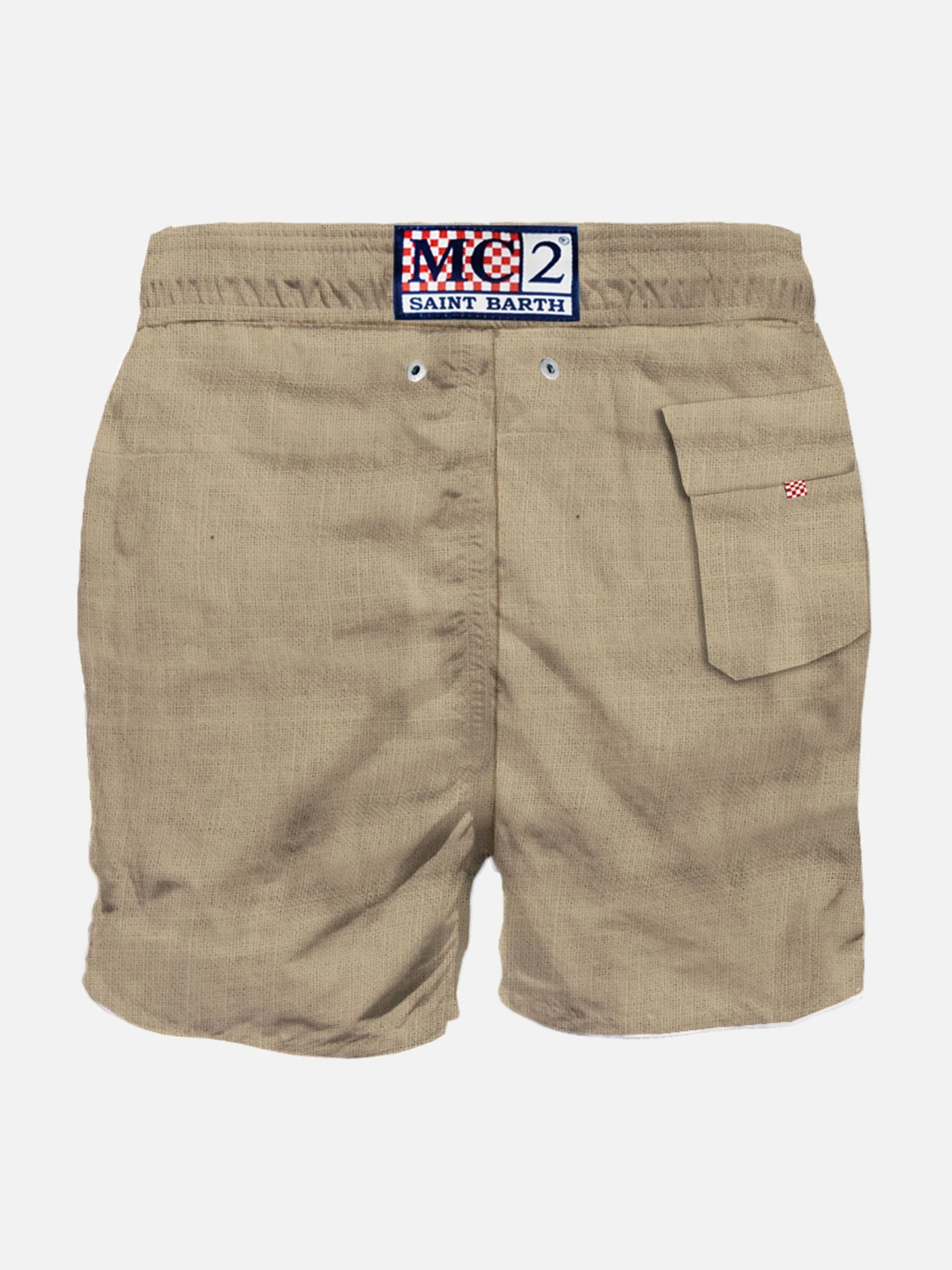 MC2 Saint Barth Beige Solid Color Man Swim Short 4 MC2 Saint Barth Beige Solid Color Man Swim Short - Image 2