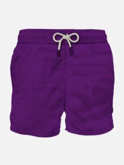 MC2 Saint Barth Purple Man Linen Swim Short
