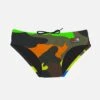 MC2 Saint Barth Boy Swim Briefs With Multicolor Camouflage Print -The Bikini Collective man swimshorts mimetic fluo