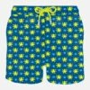 MC2 Saint Barth Man Light Fabric Swim Shorts With Fish And Octopus Print -The Bikini Collective man swimshorts mojito blue 1