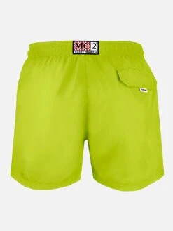 MC2 Saint Barth Man Acid Green Swim Shorts | PANTONE™ SPECIAL EDITION -The Bikini Collective man swimshorts pantone acid green 2