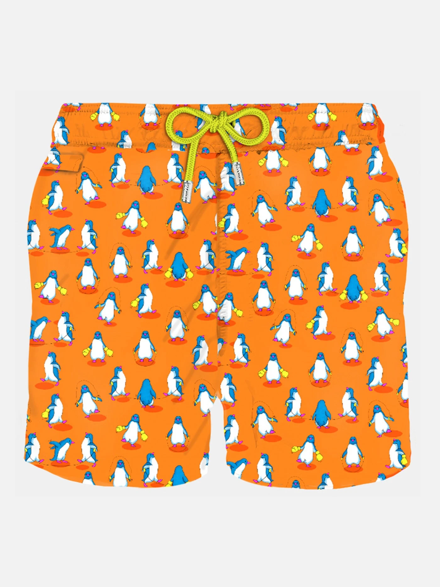 MC2 Saint Barth Man Light Fabric Swim Shorts With Penguins Print 3 MC2 Saint Barth Man Light Fabric Swim Shorts With Penguins Print