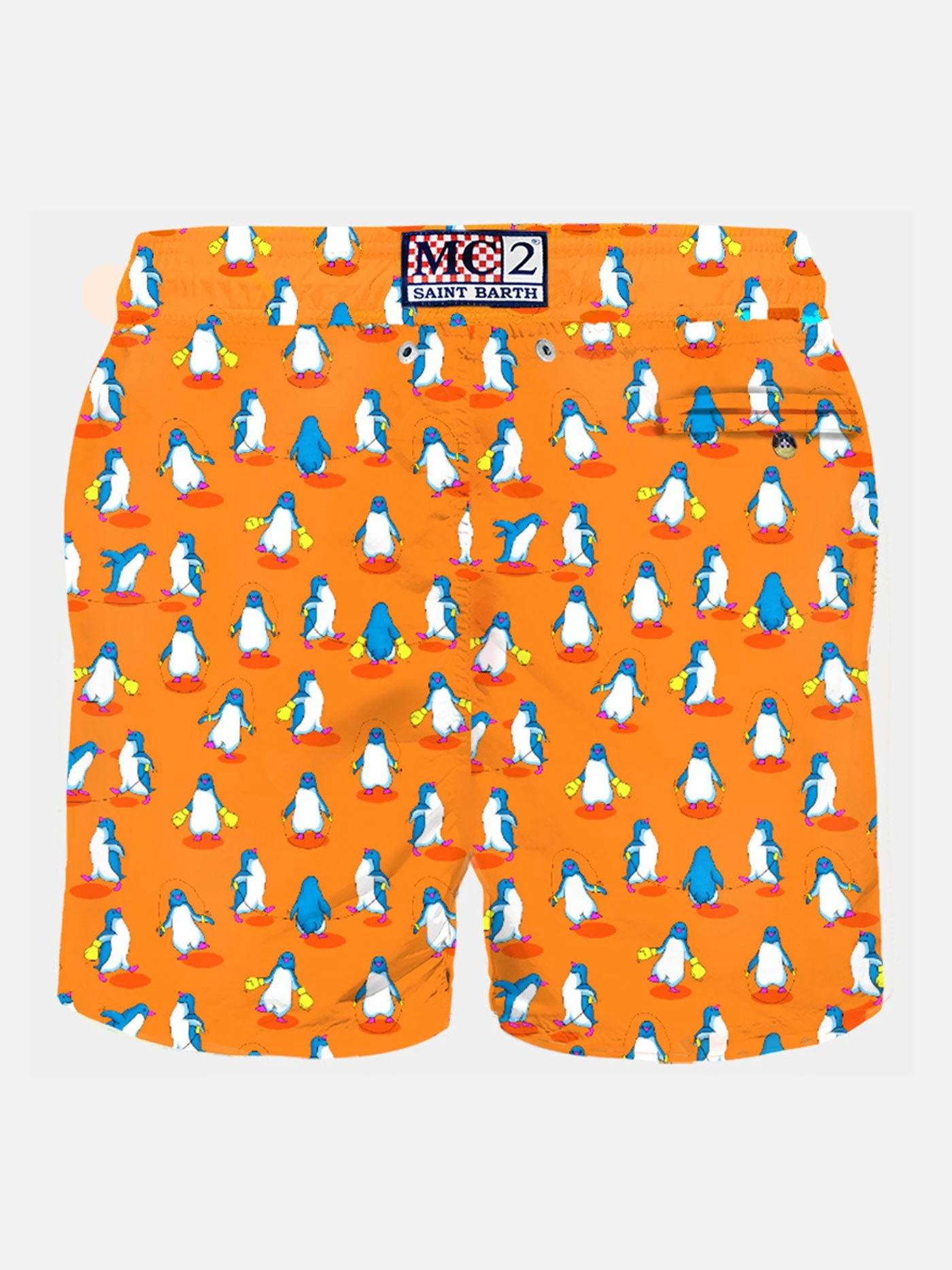 MC2 Saint Barth Man Light Fabric Swim Shorts With Penguins Print 4 MC2 Saint Barth Man Light Fabric Swim Shorts With Penguins Print - Image 2