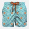 MC2 Saint Barth Man Light Fabric Man Swim Shorts With Starfish Embroidery -The Bikini Collective man swimshorts printed little star 1