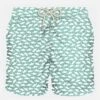 MC2 Saint Barth Man Light Fabric Swim Shorts With Sharks Print -The Bikini Collective man swimshorts sharks1