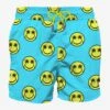 Palm Smile Mid-length Swim Shorts -The Bikini Collective man swimshorts smile 1