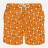 MC2 Saint Barth Man Light Fabric Swim Shorts With Tennis Snoopy Print | SNOOPY - PEANUTS™ SPECIAL EDITION