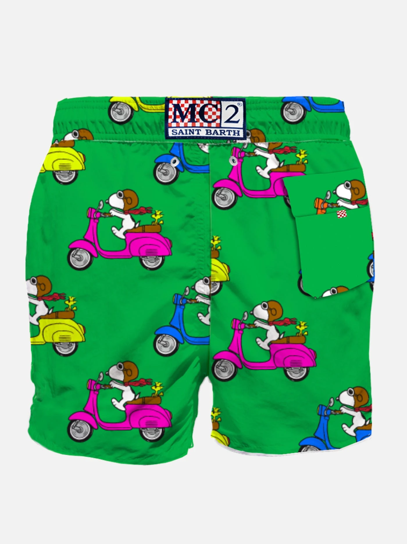 MC2 Saint Barth Man Classic Swim Shorts With Snoopy And Vespa Print | SNOOPY - PEANUTS™ SPECIAL EDITION And VESPA® SPECIAL EDITION 4 MC2 Saint Barth Man Classic Swim Shorts With Snoopy And Vespa Print | SNOOPY - PEANUTS™ SPECIAL EDITION And VESPA® SPECIAL EDITION - Image 2