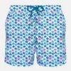 MC2 Saint Barth Man Light Fabric Swim Shorts With Starfish Print -The Bikini Collective man swimshorts starfish summer