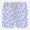 MC2 Saint Barth Man Light Fabric Swim Shorts With Turtles And Scuba Divers Print -The Bikini Collective man swimshorts turtle dive2