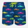 MC2 Saint Barth Man Light Fabric Swim Shorts With Cars Print -The Bikini Collective man swimwear cars2