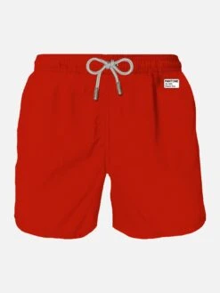MC2 Saint Barth Man Red Swim Shorts | PANTONE⢠SPECIAL EDITION