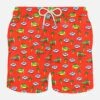 MC2 Saint Barth Man Light Fabric Swim Shorts With Crocodile Print 2 MC2 Saint Barth Man Light Fabric Swim Shorts With Crocodile Print -The Bikini Collective man swimshort chill red 1