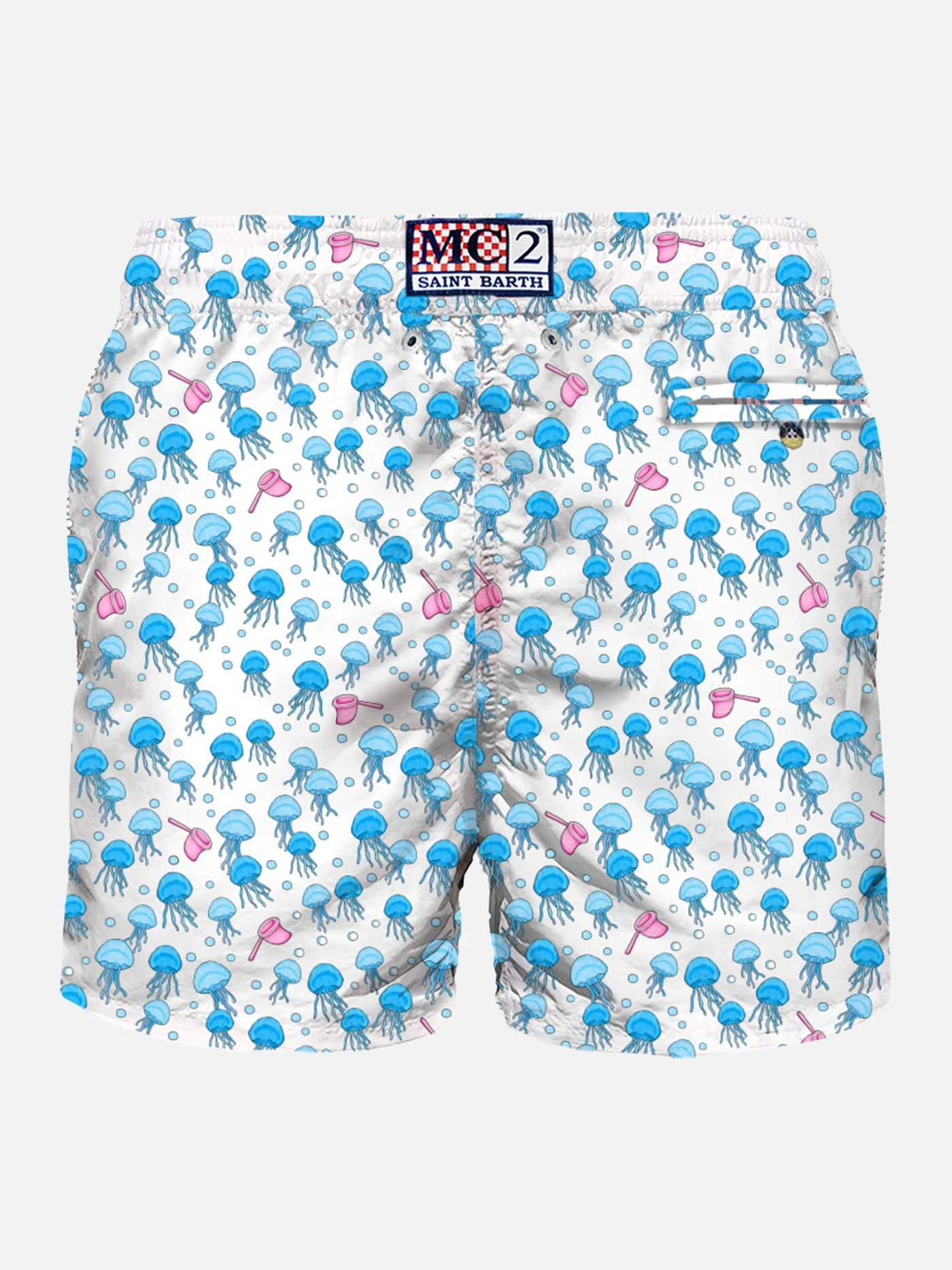 MC2 Saint Barth Man Light Fabric Swim Shorts With Jellyfish Print 4 MC2 Saint Barth Man Light Fabric Swim Shorts With Jellyfish Print - Image 2