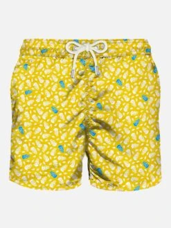 Light Fabric Swim Shorts Jellyfish Print