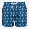 MC2 Saint Barth Man Light Fabric Swim Shorts With Gin Mare All Over Print | GIN MARE SPECIAL EDITION