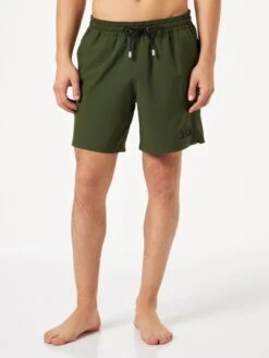 MC2 Saint Barth Man Military Green Comfort Swim Shorts -The Bikini Collective military green swimshorts comfort 1