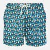 Light Fabric Man Swim Shorts Moscow Mule Print