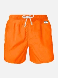MC2 Saint Barth Man Orange Swim Shorts | PANTONE™ SPECIAL EDITION