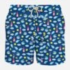 MC2 Saint Barth Man Light Fabric Swim Shorts With Oyster And Bollicine Print -The Bikini Collective oyster 61 swimshorts