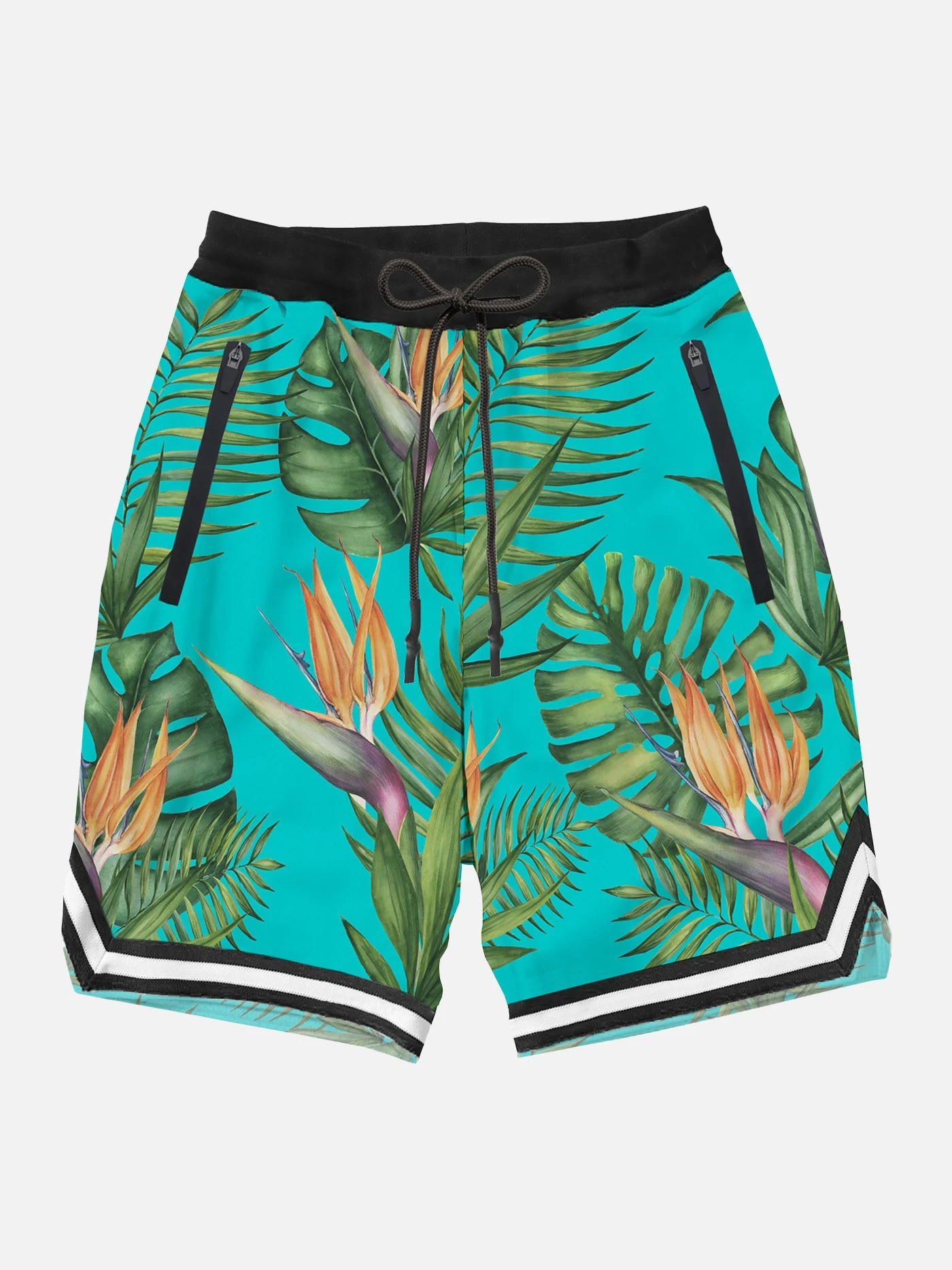Tropical Print Swim Shorts Surf Style 3 Tropical Print Swim Shorts Surf Style