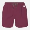 Man Burgundy Swim Shorts | PANTONE™ SPECIAL EDITION -The Bikini Collective pantone bordeaux costume uomo mc2 tinta unita