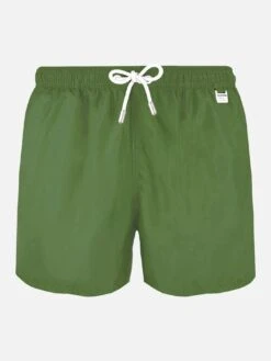 Solid Military Green Light Swim Shorts - Pantone© Special Edition