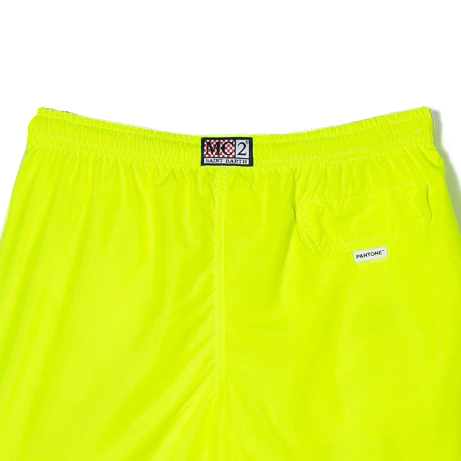Boy Fluo Yellow Swim Shorts | PANTONE™ SPECIAL EDITION 5 Boy Fluo Yellow Swim Shorts | PANTONE™ SPECIAL EDITION - Image 3