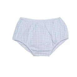 New Born Swim Briefs With Gingham Print