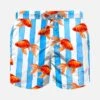 Boy Striped Swim Srunks With With Gold Fish Print -The Bikini Collective pesciolini rossi righe costume mc2 bimbo famiglia 9d6bc770 cb9c 4996 80b3 bdbc65c10e11