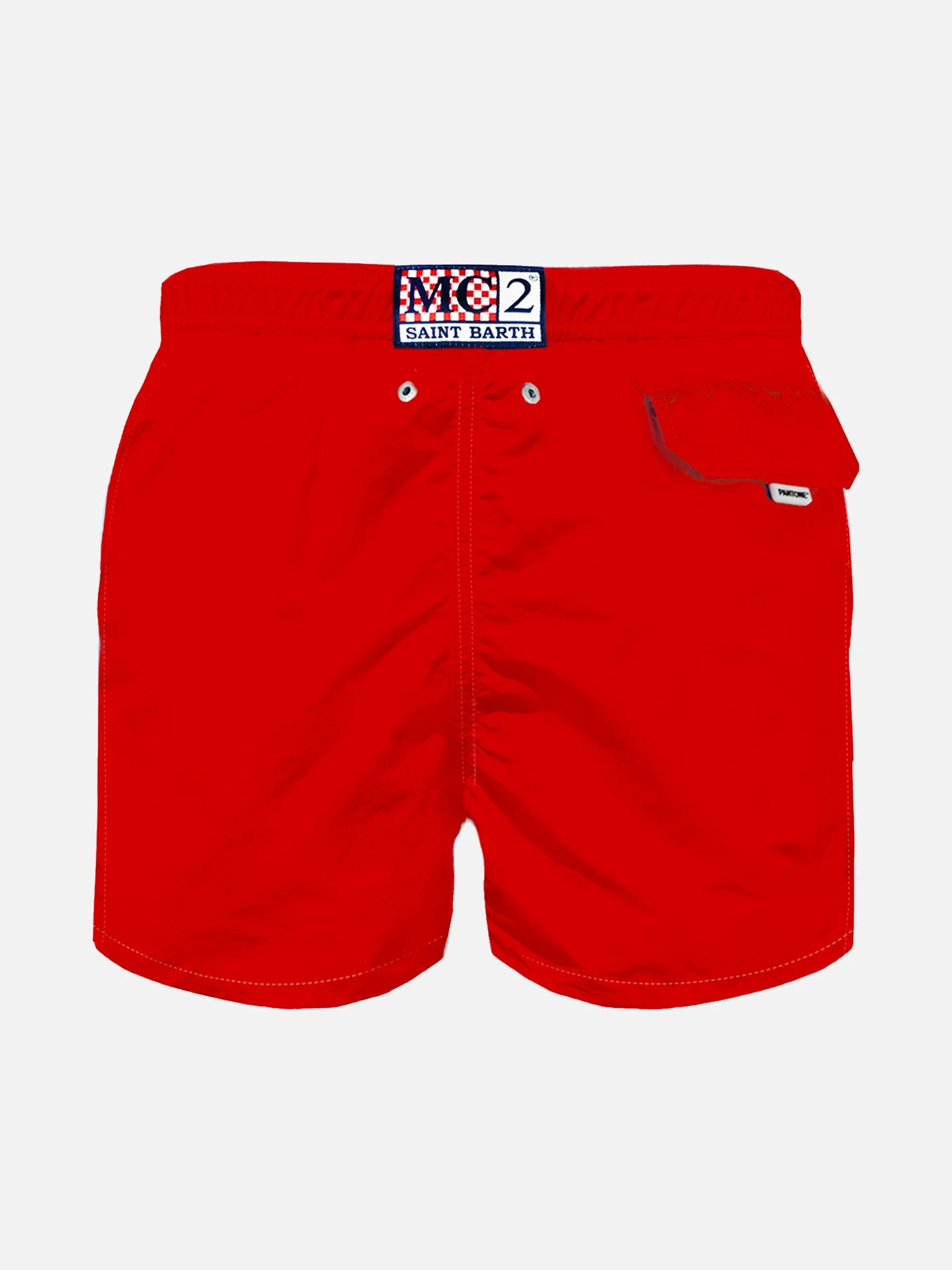 Boy Red Swim Shorts | PANTONE™ SPECIAL EDITION 4 Boy Red Swim Shorts | PANTONE™ SPECIAL EDITION - Image 2