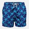 Seastars Mid-length Swim Shorts -The Bikini Collective seastar blue swimshort
