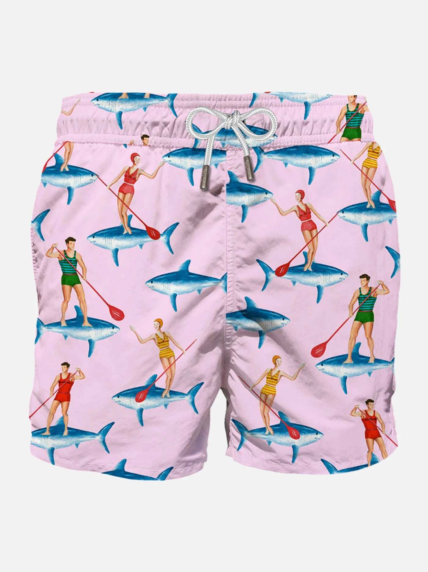 Mid-length Swim Shorts Sup With Sharks Print 3 Mid-length Swim Shorts Sup With Sharks Print