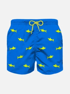 MC2 Saint Barth Boy Swim Shorts With Embroidery