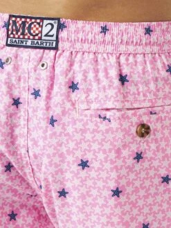 MC2 Saint Barth Man Light Fabric Comfort Swim Shorts With Starfish Print -The Bikini Collective starfish comfort swimshorts 3