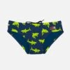 MC2 Saint Barth Boy Swim Briefs With Sharks All Over Print -The Bikini Collective swim briefs boy sharks blue 1