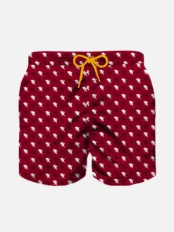 MC2 Saint Barth Boy Swim Shorts With Tauros Logo | TORINO FC SPECIAL EDITION