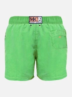 Light Green Delavè Man's Swim Shorts 6 Light Green Delavè Man's Swim Shorts -The Bikini Collective swimshort delave saint back 1