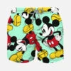 Boy Swim Shorts With Mickey Mouse Print | ©Disney Special Edition DISNEY SPECIAL EDITION -The Bikini Collective swimshort mickey smile disney mc2 kids watergreen 1
